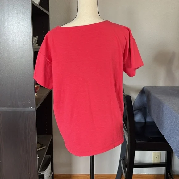 T by Talbots Women’s Size Large Petite Pink Tee - Picture 2 of 6